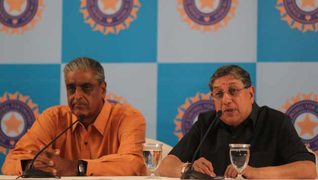 NCP goes back on demands for N Srinivasan's resignation NCP goes back on demands for N Srinivasan's resignation