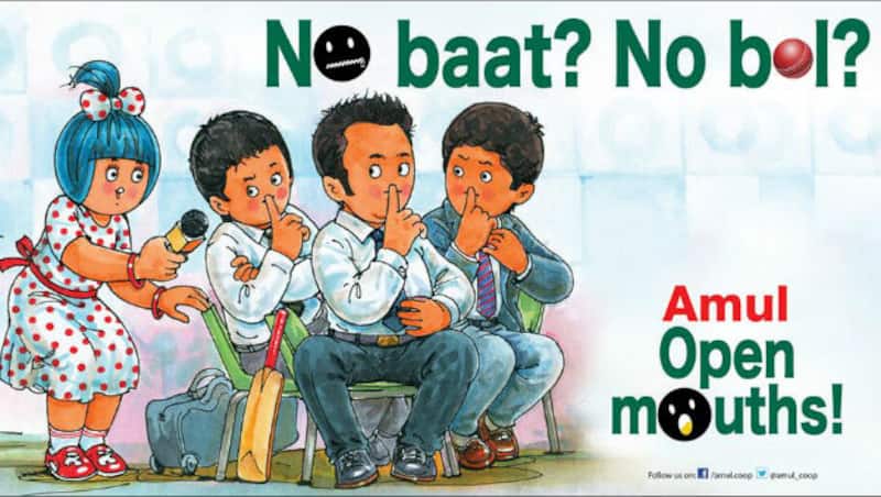 MS Dhoni's media bag: Amul takes a dig