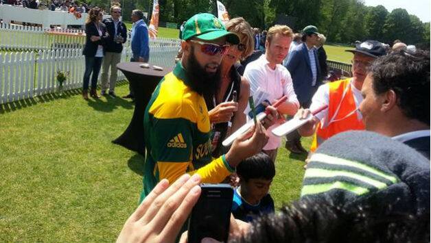Hashim Amla provides the finest balm for the pangs of a disturbed soul at Amstelveen