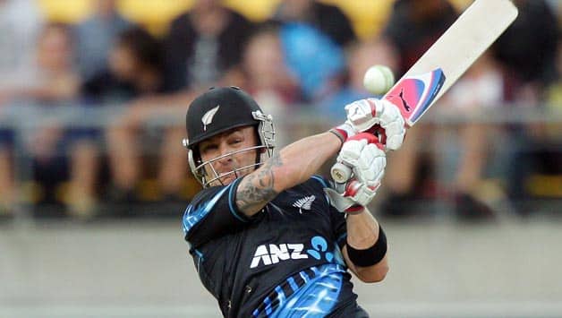 Brendon McCullum, Hamish Rutherford slam fifties as New Zealand post 201/4