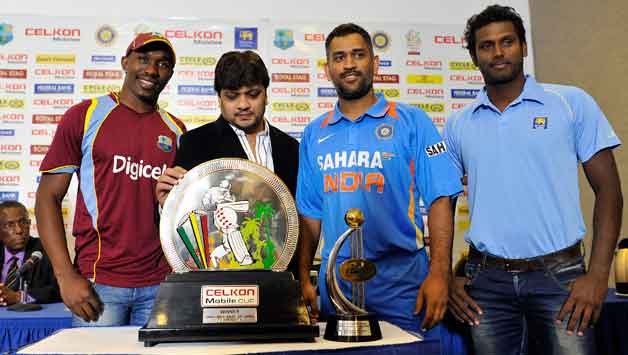 India and Sri Lanka in West Indies — Celkon Mobile Cup Tri-series 2013 Points Table & Team Standings