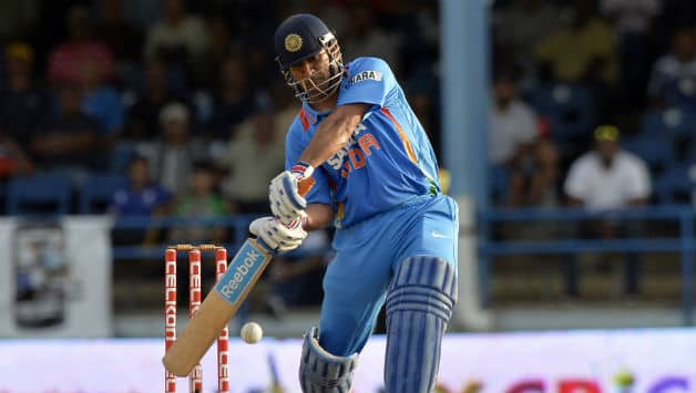 MS Dhoni says heavy bat perfect for slogging after last-over win against Sri Lanka in tri-series final