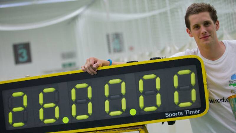 British graduate bats for 26 hours to break world record