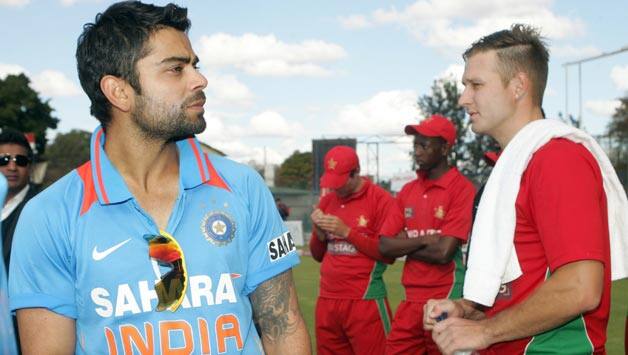 Zimbabwe gather cricketing tips in Indian dressing room