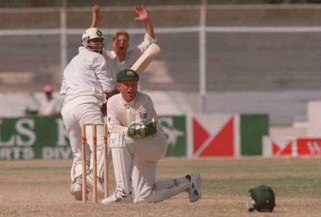 Inzamam-ul-Haq and Mushtaq Ahmed's nerves of steel deny Australia historic win at Karachi Inzamam-ul-Haq and Mushtaq Ahmed's nerves of steel deny Australia historic win at Karachi