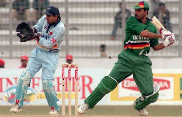 Ijaz Ahmed scores belligerent 139 against India at Gaddafi Stadium; Pakistan win by 9 wickets - Cricket Country