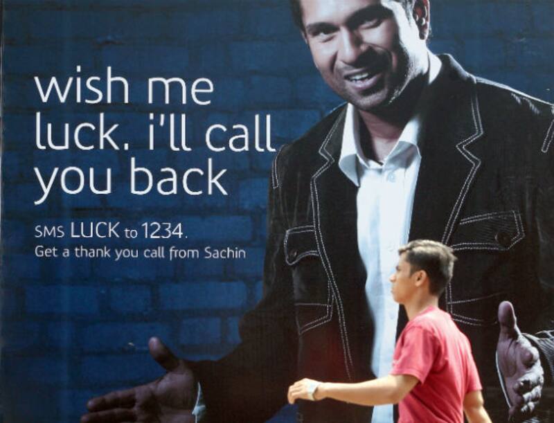 Sachin Tendulkar ad