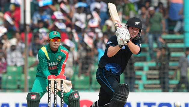 Colin Munro, Anton Devcich fire New Zealand to huge total against Bangladesh in one-off T20