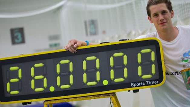 Alby Shale sets new Guinness World Record by batting for 26 hours