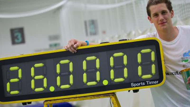 Alby Shale sets new Guinness World Record by batting for 26 hours