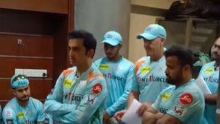 gautam gambhir lashes out on the team after lucknow super giants lost to gujarat titans in ipl 2022 watch video