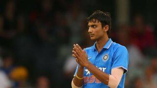Video: Axar Patel takes bizzare wicket in County Championship