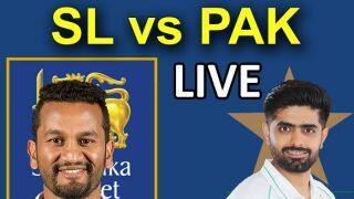 sri lanka vs pakistan 1st test match live score playing 11 and update