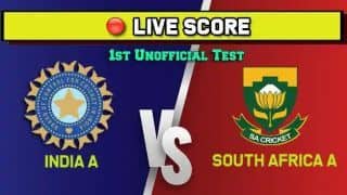 India A vs South Africa A live score 1st unofficial Test, Day 3: Start delayed due to rain