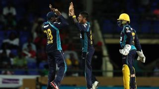 Lamichhane, Duminy star in Barbados Tridents' first win of CPL 2019