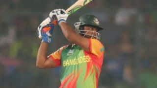 Tamim Iqbal out for 11-ball duck; score 5/1