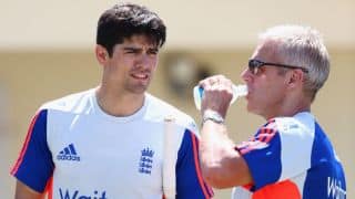 Peter Moores defends Alastair Cook after England fails to win 1st Test against West Indies