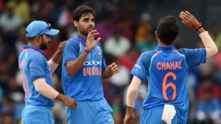 India vs Sri Lanka, 5th ODI: Bhuvneshwar Kumar’s 5-for, MS Dhoni’s 100th stumping end Sri Lanka’s counterattack at 238 all-out