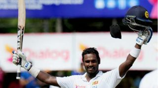 मैथ्‍यूज ने शतकीय पारी खेल श्रीलंका को सम्‍मानजनक स्‍कोर तक पहुंचाया