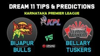 BIJ vs BT Dream11 Team Bijapur Bulls vs Bellary Tuskers KPL 2019 Karnataka Premier League – Cricket Prediction Tips For Today’s T20 Match at Bengaluru