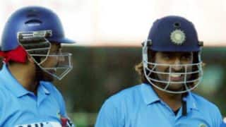When Sehwag came as a runner for Dhoni