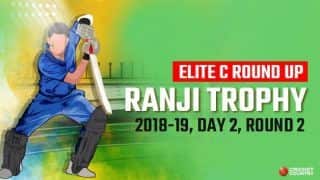 Ranji Trophy 2018-19, Plate, Round 2, Day 2: Rohit D ton drive Puducherry