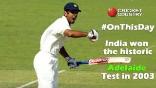 India win the Adelaide Test