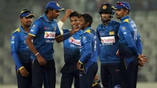 Madushanka becomes first Sri Lankan bowler to take hat-trick on debut