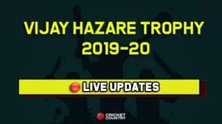 LIVE UDPATES: Vijay Hazare Trophy 2019-20, Round 1
