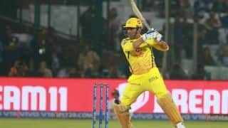 MS Dhoni: Dew made it beter for batsman in second innings