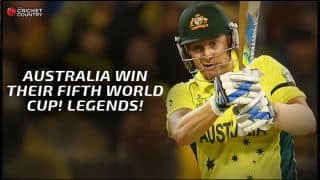 Australia beat New Zealand by 7 wickets in ICC Cricket World Cup 2015 Final, win World Cup for fifth time