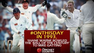 Shane Warne’s magical ‘ball of the century’ leaves Mike Gatting aghast