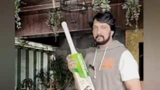 Watch: South Superstar Kichcha Sudeep Receives Signed Bat From Jos Buttler