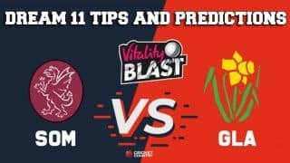 Somerset vs Glamorgan Dream11 Team, SOM vs GLA - Check My Dream11 Team, Best players list of today's match, Somerset vs Glamorgan Dream11 Team Player List, SOM vs GLA Dream11 Team Player List, Glamorgan Dream11 Team Player List, Somerset Dream11 Team Player List,Dream11 Guru Tips, Online Cricket Tips, South Group VITALITY T20 BLAST ENGLISH T20 BLAST, Online Cricket Tips - VITALITY T20 BLAST ENGLISH T20 BLAST, Cricket Tips And Predictions - South Group, Somerset, Glamorgan, Glamorgan vs Somerset, VITALITY T20 BLAST ENGLISH T20 BLAST