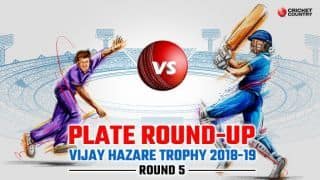 Vijay Hazare Trophy 2018-19, Plate Group wrap: Puneet Bisht, Abhay Negi flatten Arunachal