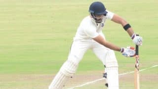 Duleep Trophy: Dhruv Shorey misses century, India Red take 179-run lead