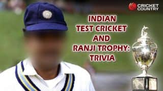 Indian Test cricket and Ranji Trophy: Trivia
