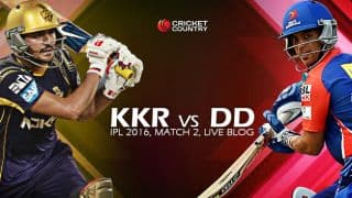 KKR 99/1 in 14.1 Overs | Live Cricket Score Kolkata Knight Riders (KKR) vs Delhi Daredevils (DD), IPL 2016 Match 2: KKR win by 9 wickets
