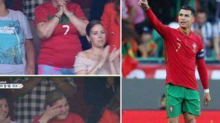 Cristiano Ronaldo’s Mother Breaks Down After Portugal Stalwart’s Sensational Goal Against Switzerland: Watch