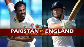 ENG 156, target 284 │ Live Cricket Score Pakistan vs England 2015, 3rd Test at Sharjah, Day 5: PAK win by 127 runs; seal 2-0 series win