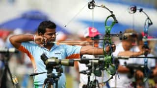 India eye gold and bronze in archery