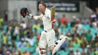 Warner 5th player to smash hundred before lunch on 1st day of a Test