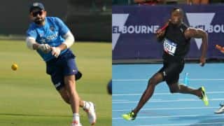 Kohli wishes Bolt good luck for his final competitive race