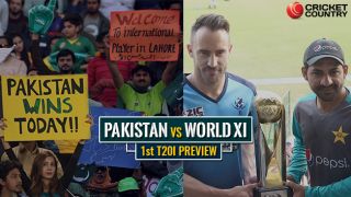 8 साल बाद पाकिस्तान में अंतर्राष्ट्रीय क्रिकेट की वापसी, वर्ल्ड इलेवन से पहला टी20 मुकाबला