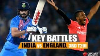 IND vs. ENG 3rd T20I at Bengaluru: Kohli vs Jordan and other key battles