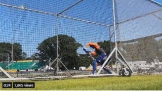 Watch India players hit the nets before 2nd T20I
