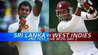SL 76/2, lead by 113 │ Live Cricket Score Sri Lanka vs West Indies 2015, 2nd Test at Colombo (PSS), Day 2: Hosts in firm control
