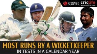 Bairstow breaks Flower's 16-year-old record; becomes highest-run scorer as wicketkeeper in a calendar-year