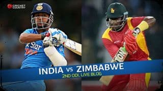 Live cricket score India vs Zimbabwe 2015, 2nd ODI at Harare ZIM 209 all out after 49 overs: India win by 62 runs, seal series 2-0!