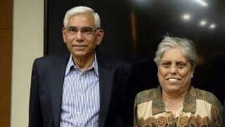 CoA chief Vinod Rai wants elections deferred but Diana Edulji differs